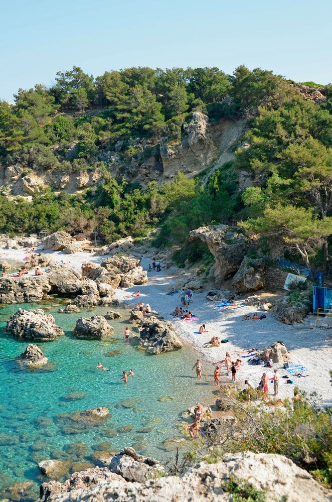 Faliraki coastline, Rhodes