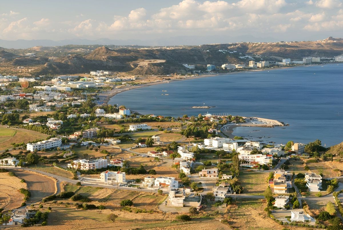 Faliraki coastline